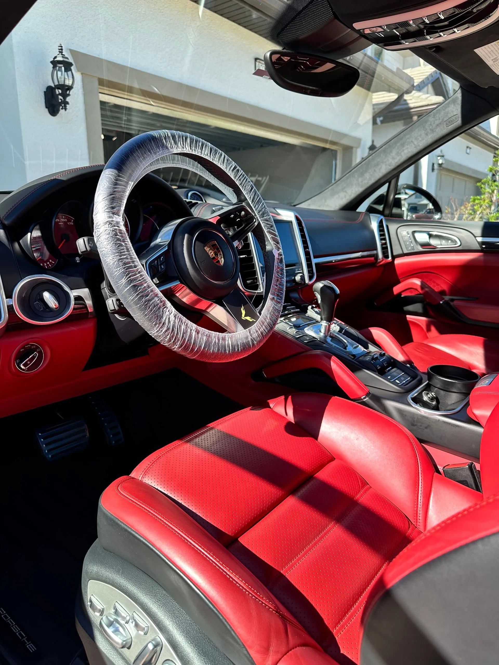 Porsche interior detailing Orlando — Black V Protect