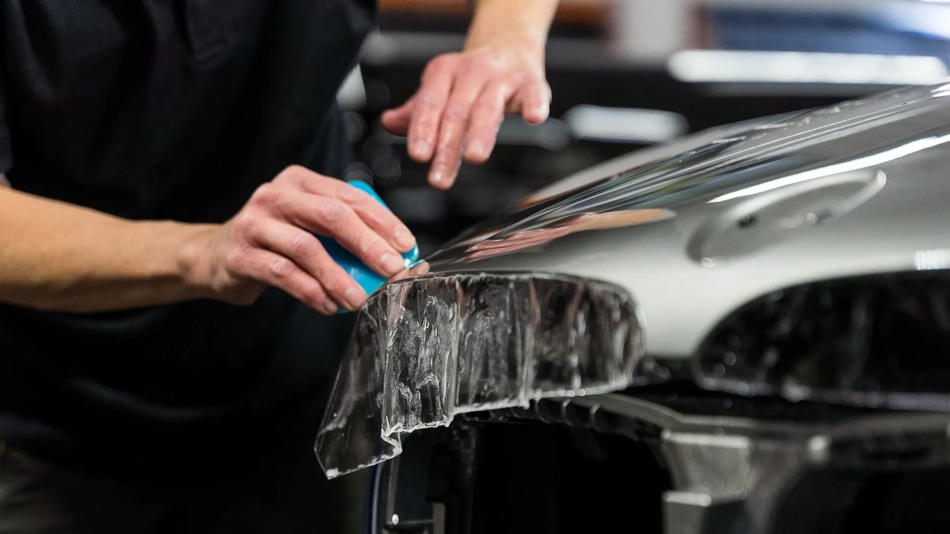 Paint correction process Orlando FL — Black V Protect