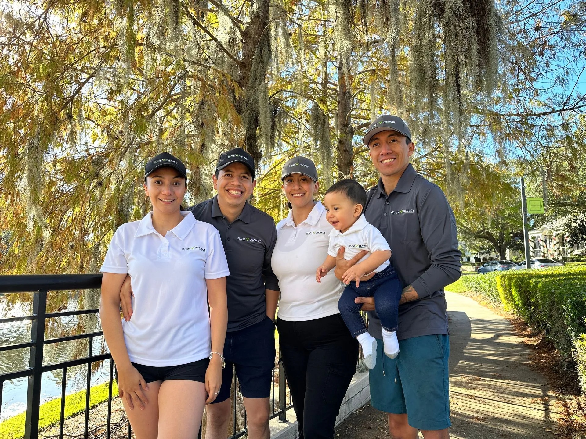 Black V Protect family team Orlando — Jorge and Raul