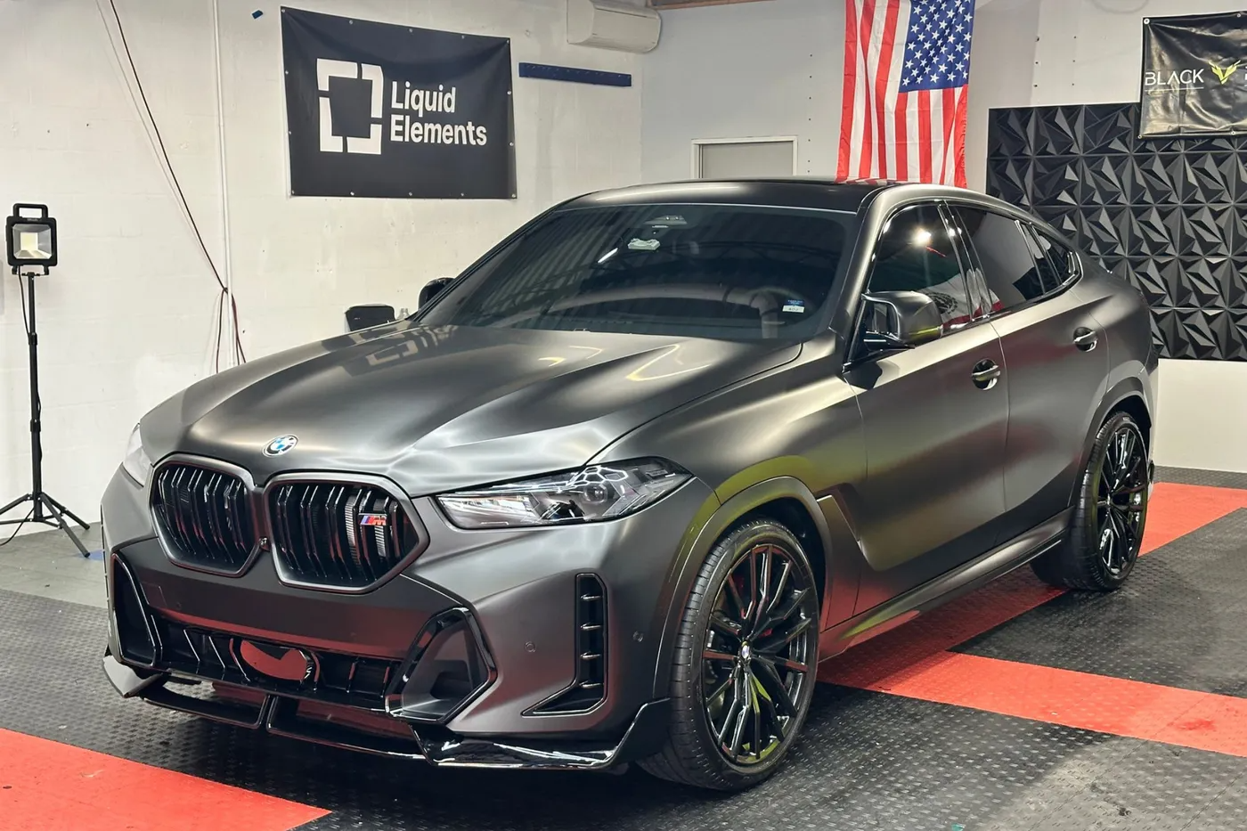 Vinyl wrap BMW color change Orlando FL — Black V Protect